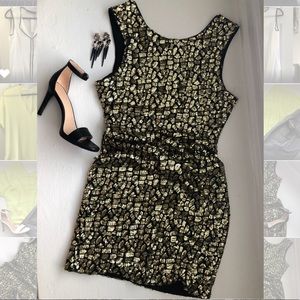 GUESS | Sequin Leopard Dress